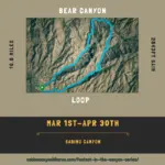 Bear Canyon Loop CCW Fastest in the Canyon Series